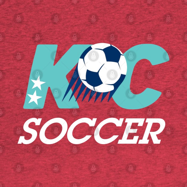 KC Soccer Current Red by Fountain City Designs KC